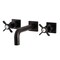 Kingston Brass KS6125BEX Two-Handle Wall Mount Bathroom Faucet, Oil Rubbed Bronze KS6125BEX - alternate 1